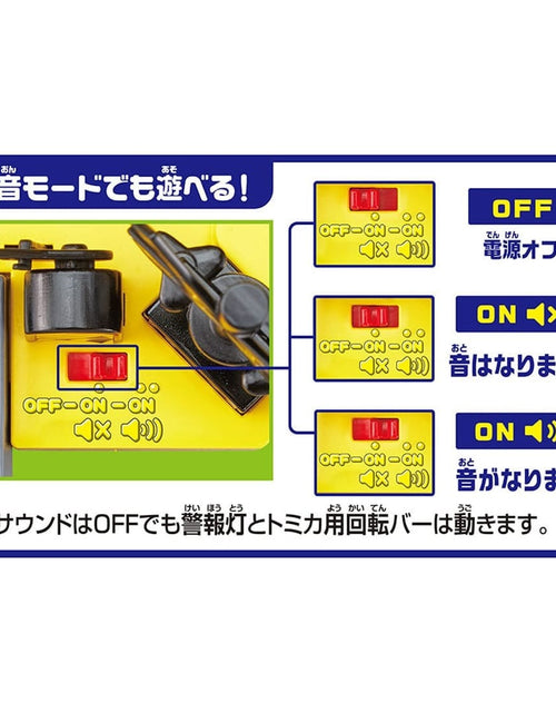 Load image into Gallery viewer, Takara Tomy Plarail Let`s Play with Tomica! Kankan Railroad Crossing Playset
