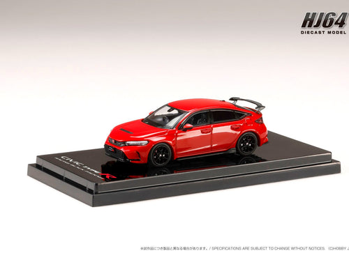 Load image into Gallery viewer, Hobby JAPAN 1/64 1/64 Honda CIVIC TYPE R (FL5) RACING BLACK Package RED Model
