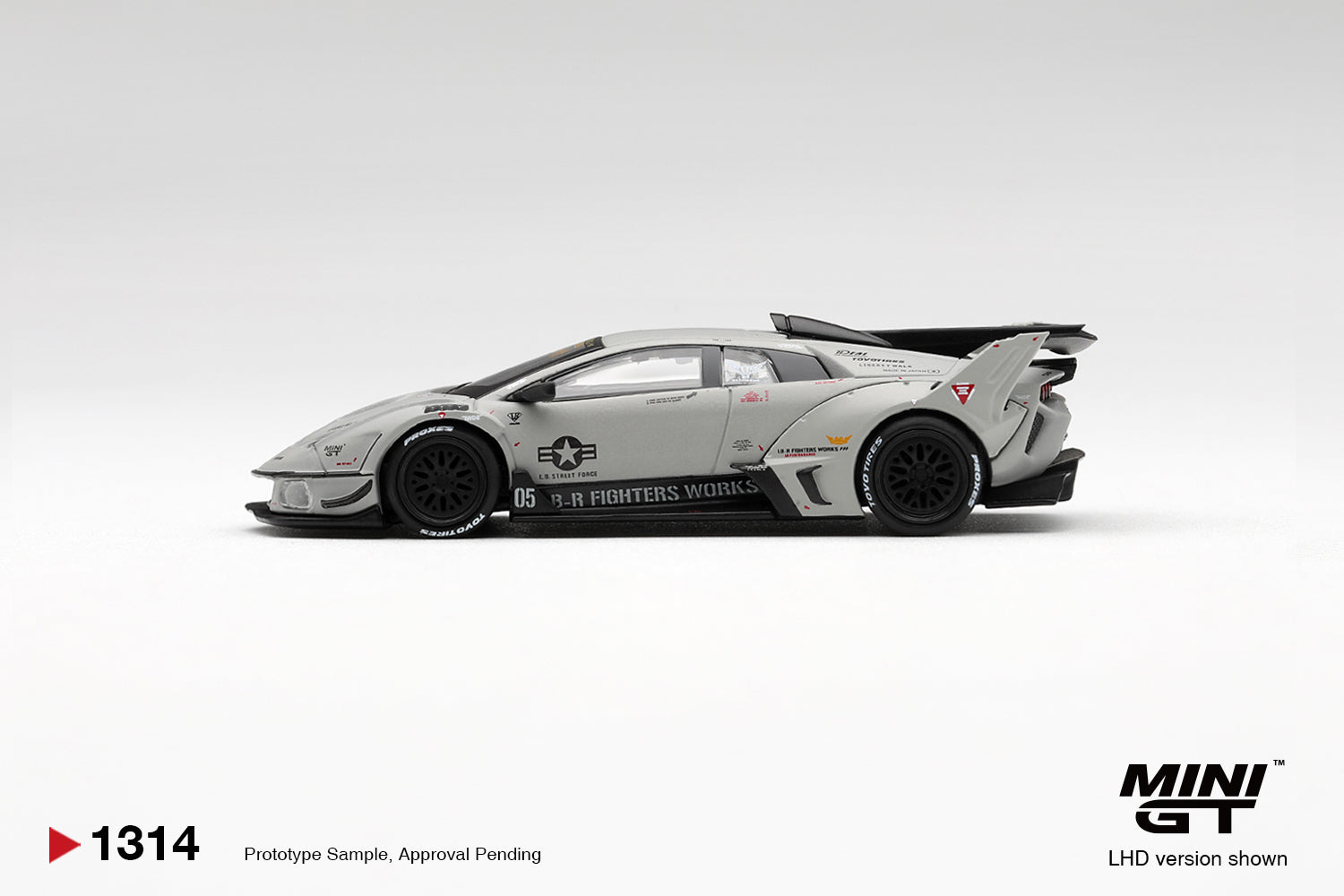 (Pre-order) Mini GT #1314 Lamborghini LB-Silhouette WORKS MURCIELAGO GT Evo
