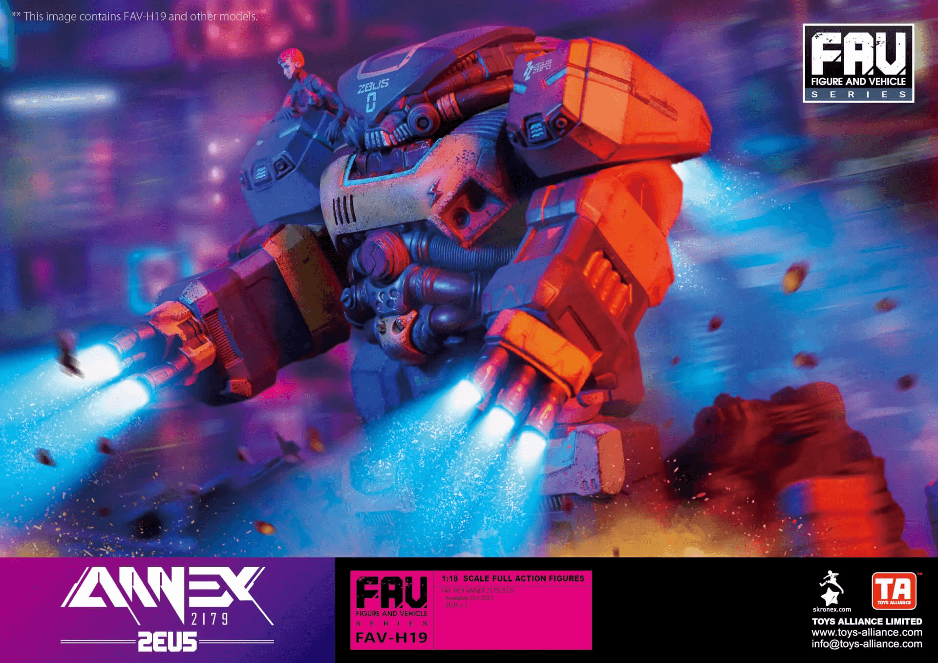 TOYS ALLIANCE ANNEX 2179 FAV-H19 2EU5 1:18 Action figure