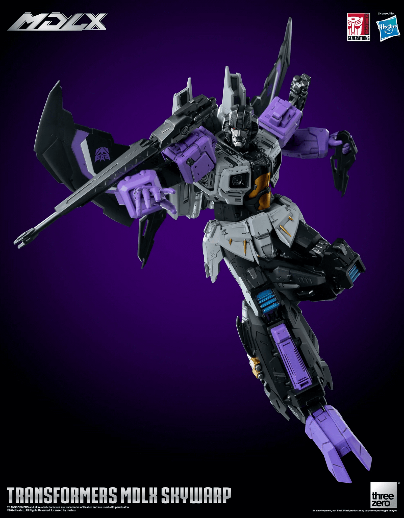 Threezero Transformers MDLX Action Figure Skywarp 20 CM