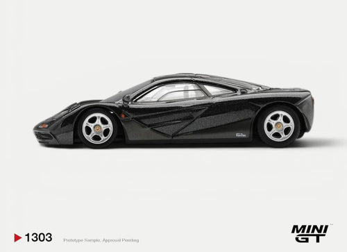 Load image into Gallery viewer, (Pre-order) Mini GT #1303 McLaren F1 Blue Black Metallic LHD Diecast Model Car
