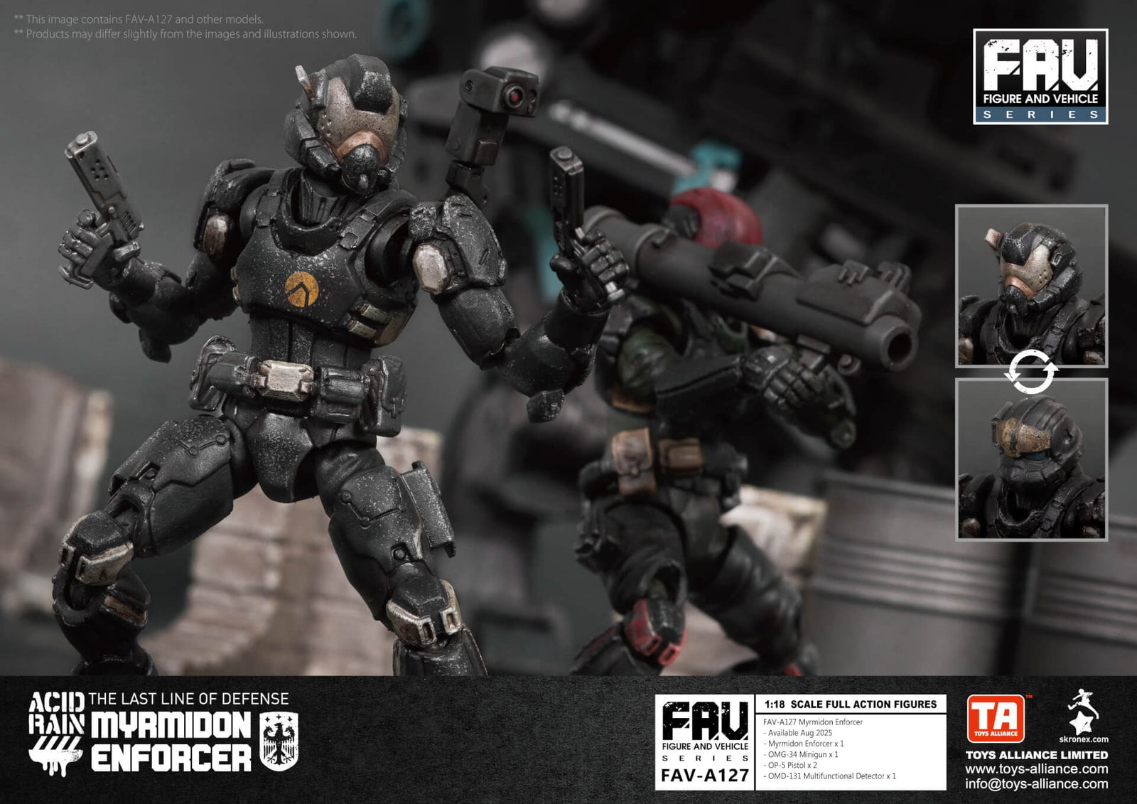 Acid Rain x Toy Alliance FAV-A127 Myrmidon Enforcer Action Figure