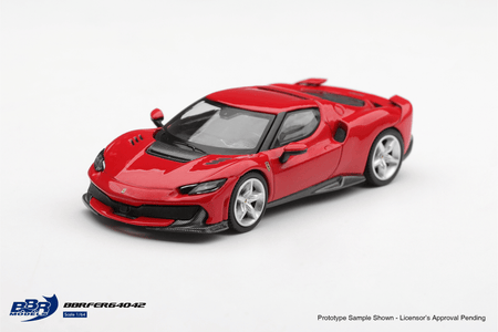 (Pre-order) BBR 1/64 Ferrari 296 Speciale Rosso Corsa (Red) Diecast Model Car