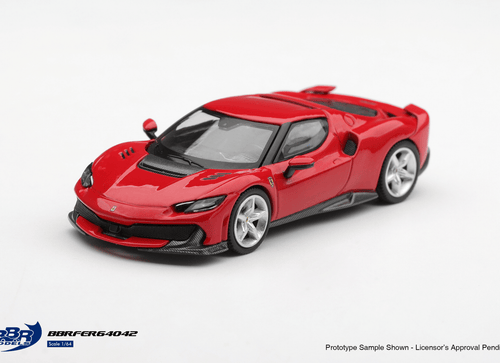 Load image into Gallery viewer, (Pre-order) BBR 1/64 Ferrari 296 Speciale Rosso Corsa (Red) Diecast Model Car
