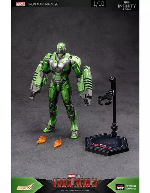 Load image into Gallery viewer, ZD Toys Marvel Avengers 1/10 Iron Man MK26 Action Figure
