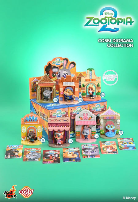 Hot Toys Disney Zootopia 2 Cosbi Diorama Collection (Set of 6) #CBX304