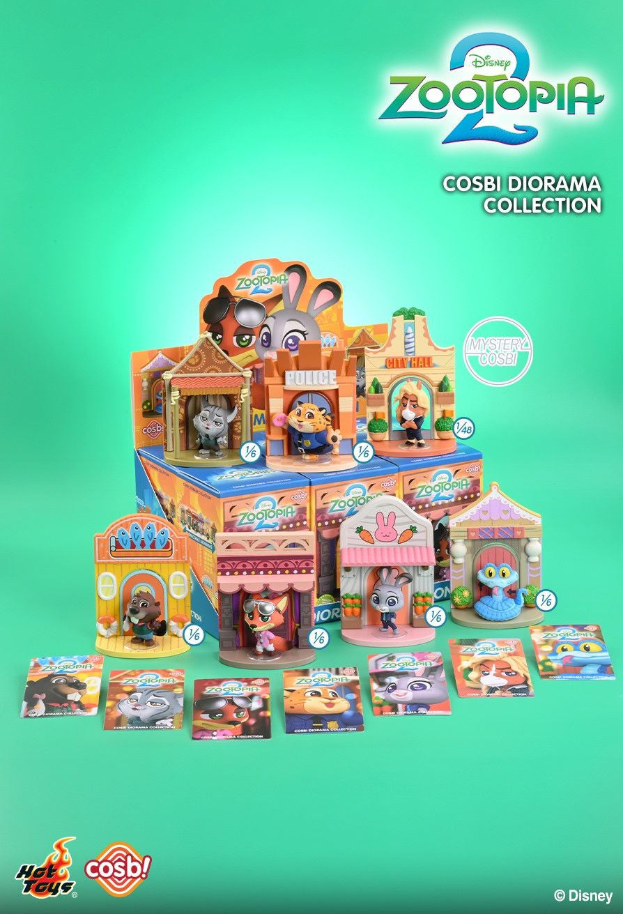 Hot Toys Disney Zootopia 2 Cosbi Diorama Collection (Set of 6) #CBX304