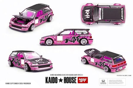 (Pre-order) Kaido House X Mini GT Honda Civic (EF) Kaido Loop Spec V1 #KHMG198
