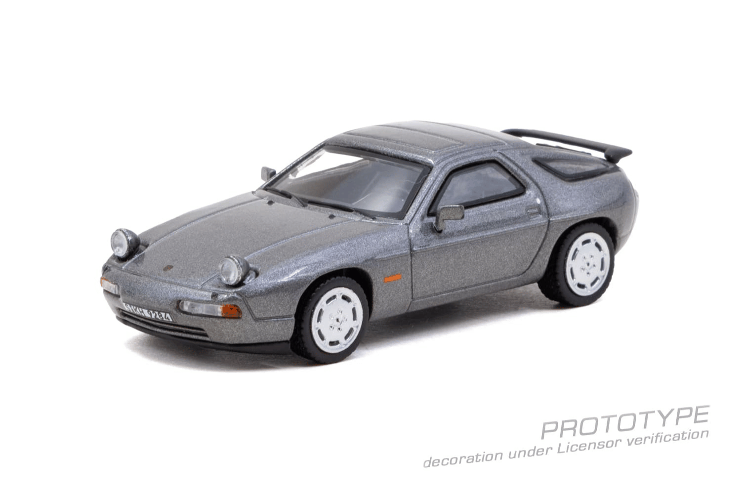 (Pre-order) Tarmac Works 1/64 Porsche 928 S4 Grey Metallic Diecast Model Car