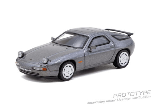 Load image into Gallery viewer, (Pre-order) Tarmac Works 1/64 Porsche 928 S4 Grey Metallic Diecast Model Car
