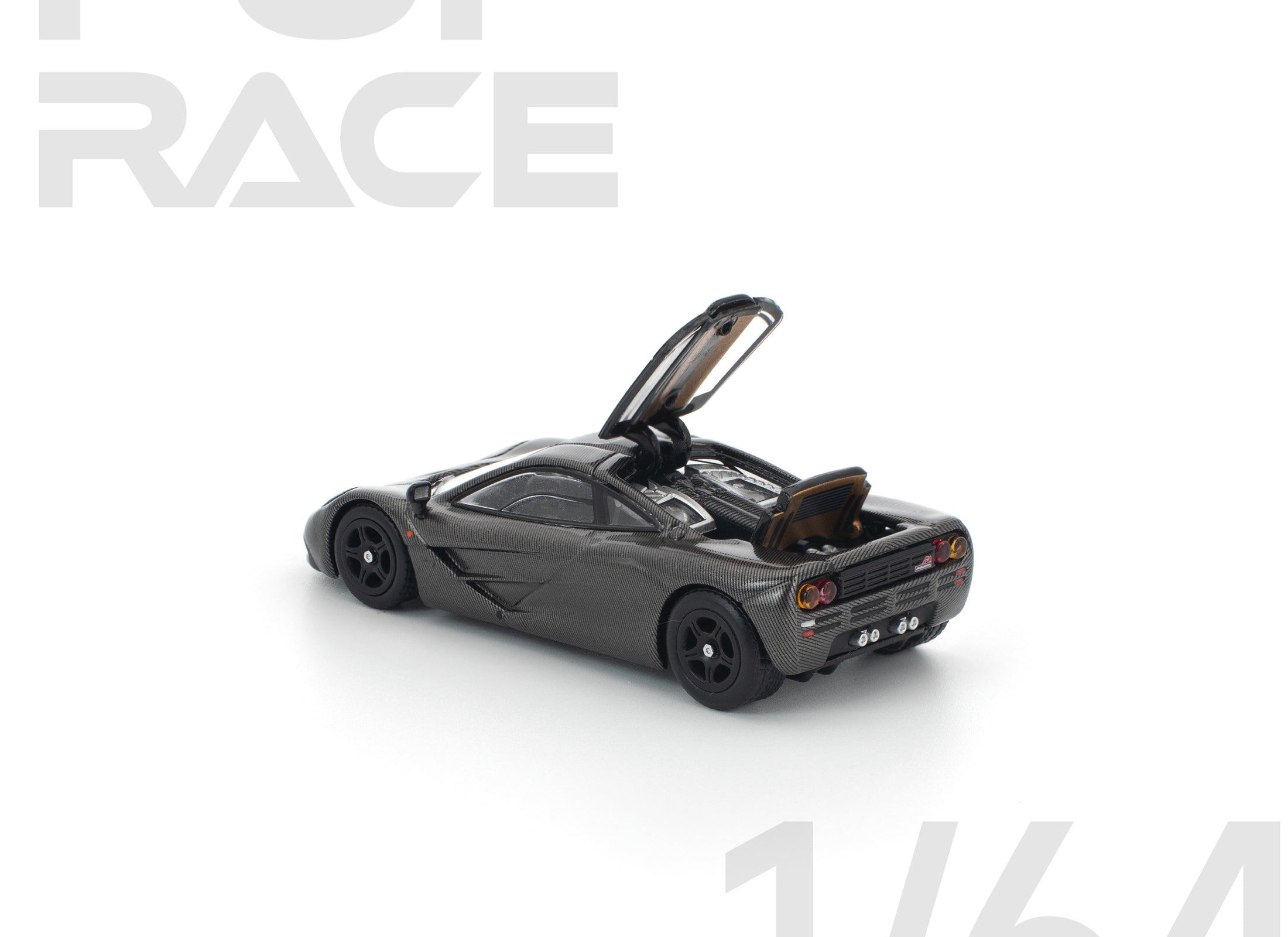 (Pre-order) POPRACE 1/64 McLAREN F1 CARBON EDITION Diecast Model Car