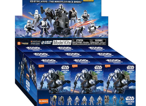 Load image into Gallery viewer, Blokees Star Wars The Mandalorian and Grogu CC LITE Series 01 (Full Set of 9)
