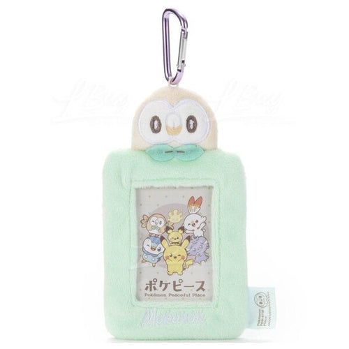 Load image into Gallery viewer, Takara Tomy Arts PS Pokemon Plush - Pokepeace Plush Card Case Rowlet
