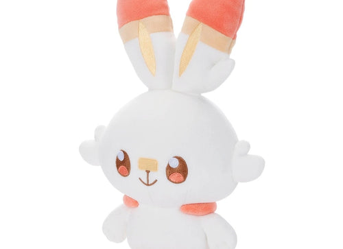 Load image into Gallery viewer, Takara Tomy Arts Pokemon PokePiece Mocchi Mocchi Style Plush Toy Scorbunny
