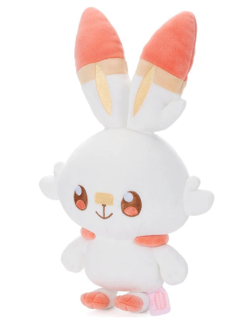 Load image into Gallery viewer, Takara Tomy Arts Pokemon PokePiece Mocchi Mocchi Style Plush Toy Scorbunny
