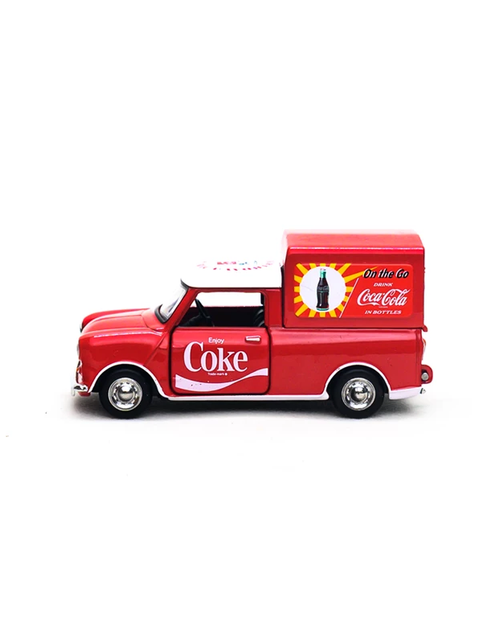 Load image into Gallery viewer, Tiny City Die-cast Model Car - 1/50 Morris Mini Pickup Coca-Cola
