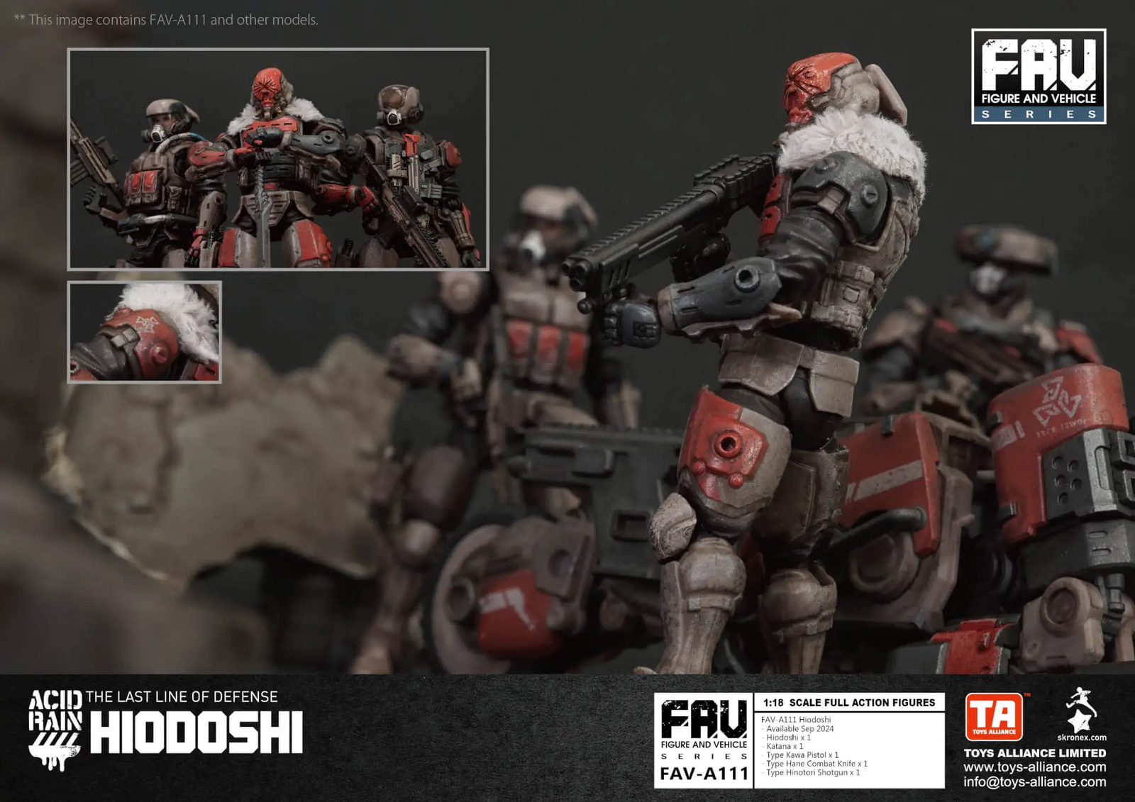 TOYS ALLIANCE x Acid Rain FAV-A111 Hiodoshi 1:18 Figure