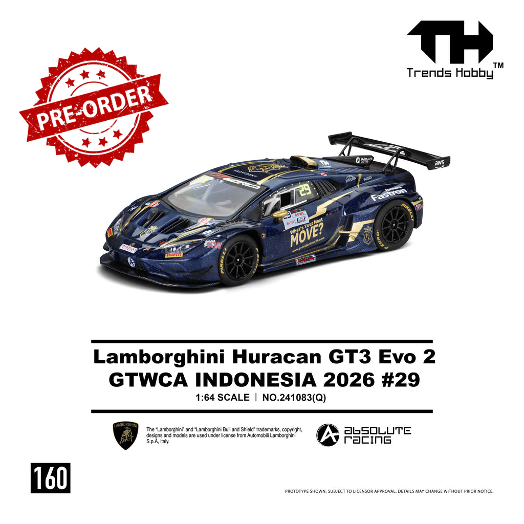 (Pre-order) Trends Hobby 1/64 - #241083(Q) Lamborghini Huracan GT3 EVO2 - GTWCA