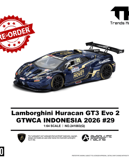 (Pre-order) Trends Hobby 1/64 - #241083(Q) Lamborghini Huracan GT3 EVO2 - GTWCA