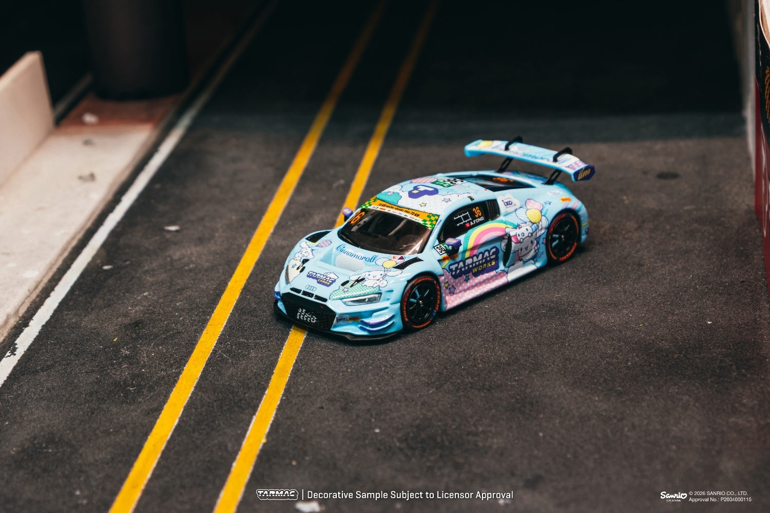 (Pre-order) Tarmac Works Audi R8 LMS GT3 evo II Macau GT FIA World Cup Diecast
