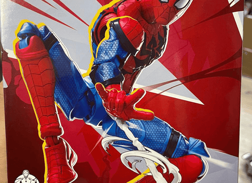 Load image into Gallery viewer, Blokees Marvel Rivals Champion Class Spider-Man Model Kit 1:12 Scale Figure
