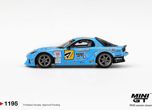 Load image into Gallery viewer, (Pre-order)MINI GT #1195 Mazda RX-7 RE-Amemiya 2025 D1GP Diecast Model Car
