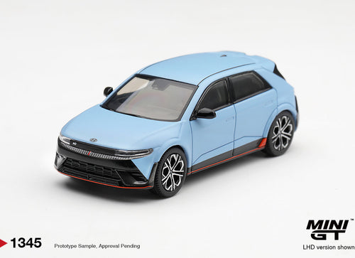 Load image into Gallery viewer, (Pre-order) Mini GT #1345 Hyundai Ioniq 5 N Performance Blue Matt LHD
