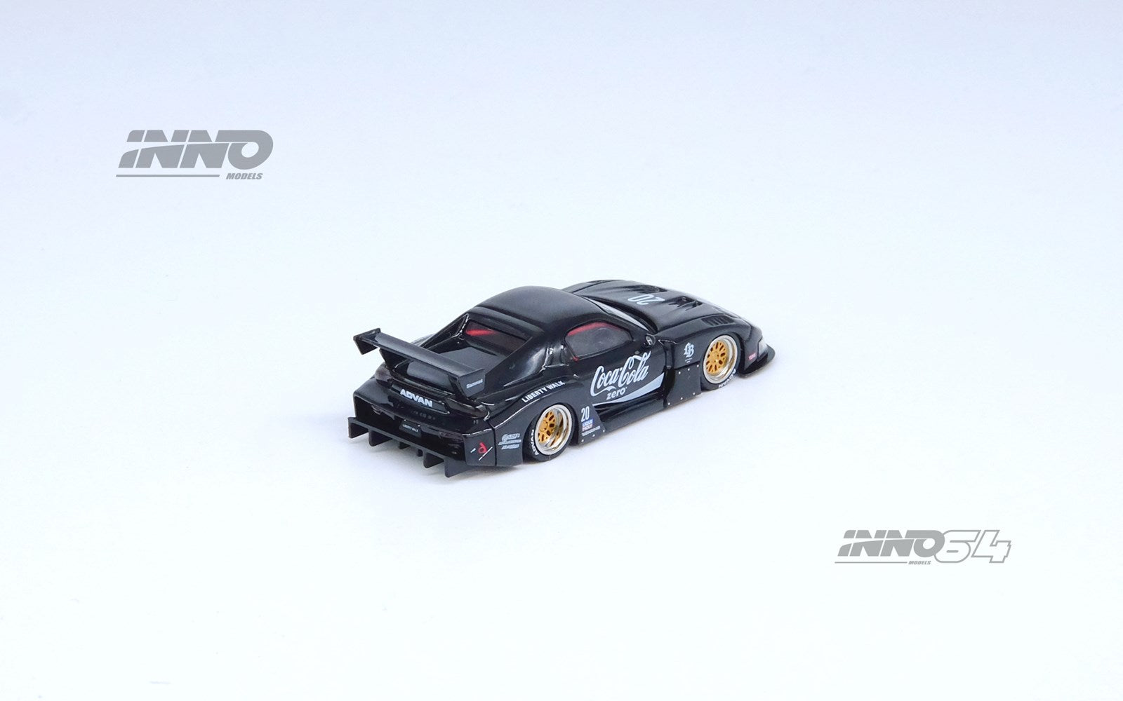 INNO64 X Tiny 1/64 MAZDA RX7 (FD3S) LB-SUPER SILHOUETTE - Coca Cola