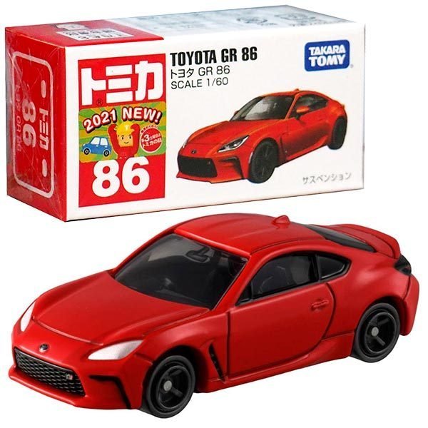 Takara Tomy Tomica Die-cast Model Car No86 - Toyota GR 86 (SPX26T)