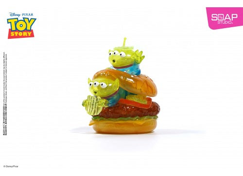Load image into Gallery viewer, Soap Studio Disney Pixar Toy Story Aliens Jelly Burger PVCFigure 16cm Height
