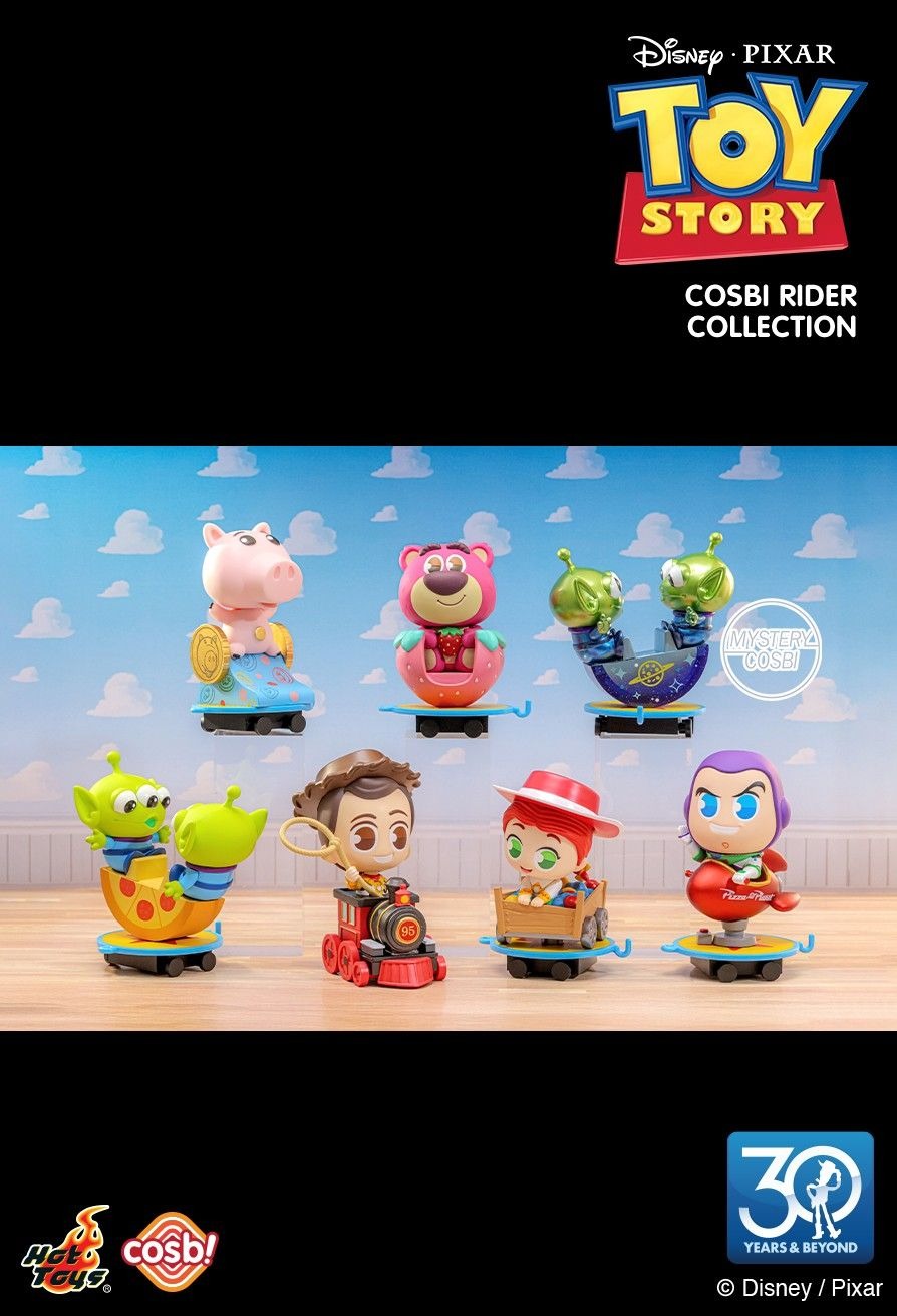 Hot Toys Toy Story Cosbi Rider Bobble-Head Figure Collection (Set of 6)