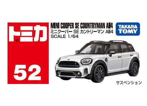 Load image into Gallery viewer, Takara Tomy Tomica 1/64 No. 52 Mini Cooper SE Countryman All4 Diecast Model Car
