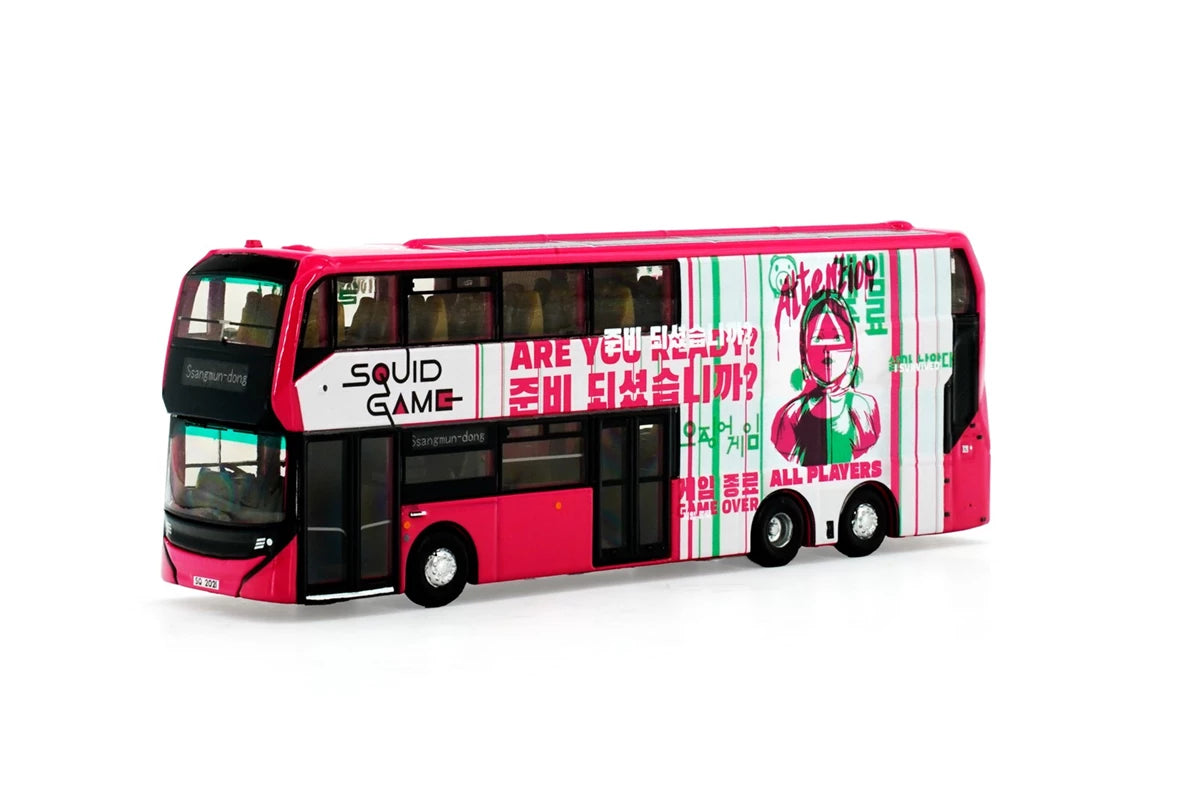 Tiny City 1/110 Die-cast Model Car - Enviro500EV Electric Bus (Squid Game S2)