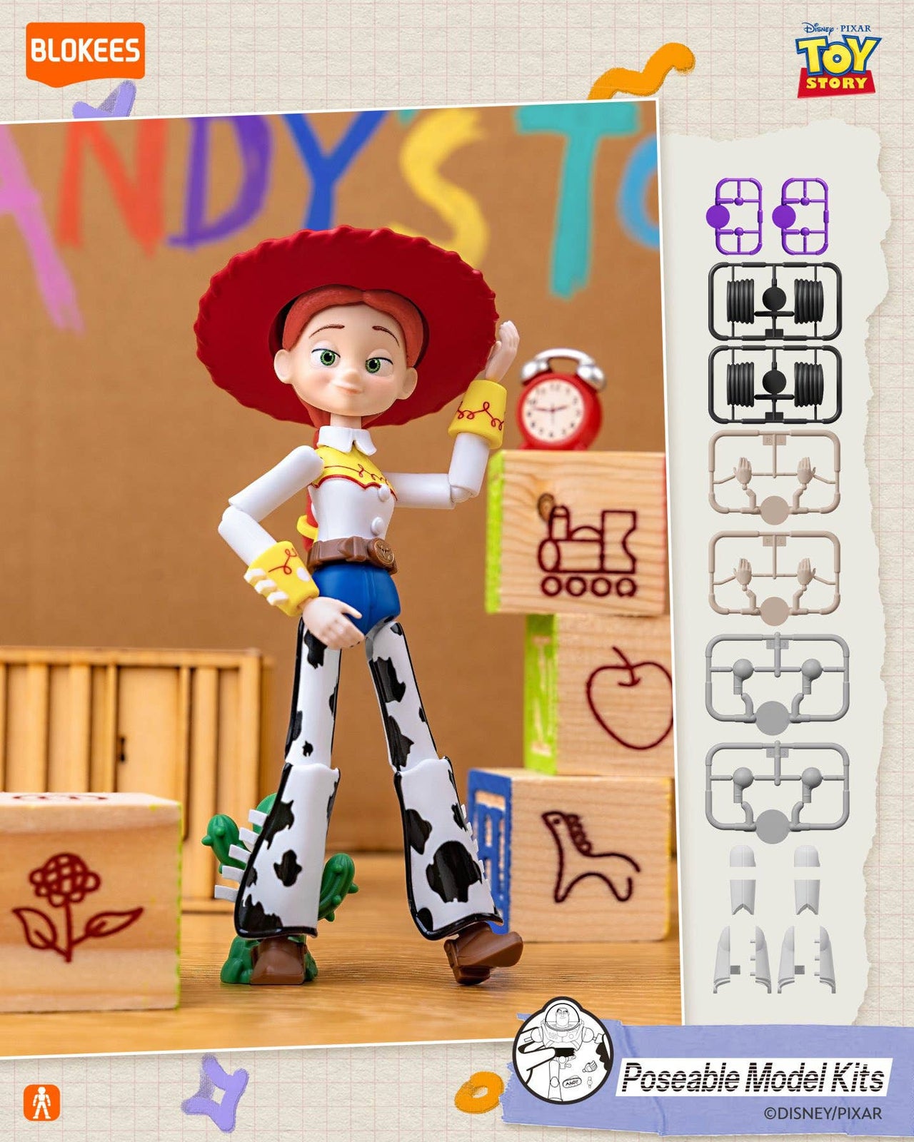 Blokees Model Kits - Toy Story Elite Version EV01 1Box Set of 6pcs