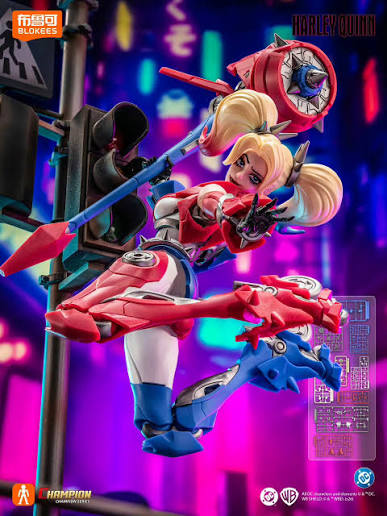 Blokees Figures -  Batman Champion Classic 04 Harley Quinn 75674 Model Kit