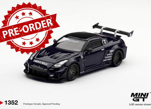 Load image into Gallery viewer, (Pre-order) Mini GT #1352 LB-Silhouette WORKS GT NISSAN 35GT-RR Ver.2 INOZETEK
