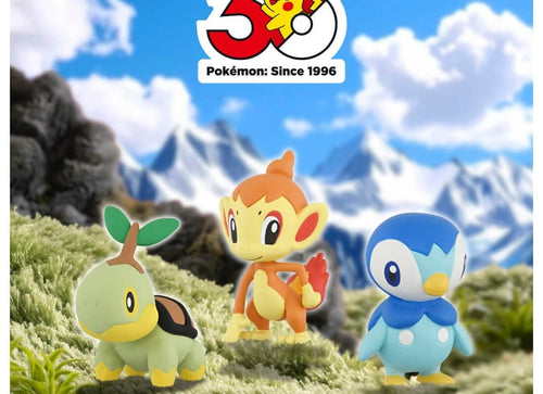 Load image into Gallery viewer, Takara Tomy Pokemon 30th Anniversary Monster Collection Set for Journey Sinnoh
