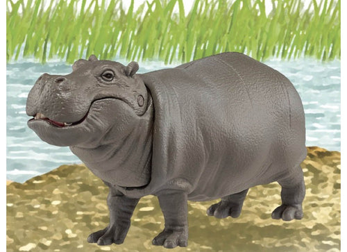Load image into Gallery viewer, Takara Tomy ANIA AS-06 Hippopotamus (Floatee Ver)  animal Action Figure
