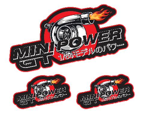 Load image into Gallery viewer, MINI GT Official MINI GT Sticker Set D (129*62mm/63*32mm) MGTOM051

