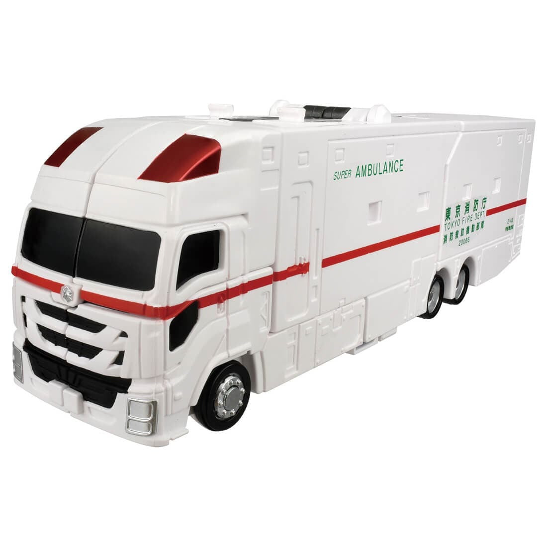 Takara Tomy Tomica Joblabor TJBDX Hyper Rescue Braver Salamander Ambulance DX