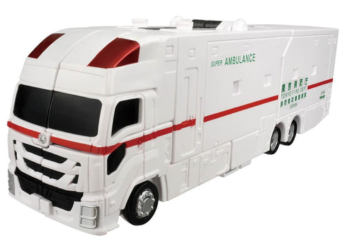Load image into Gallery viewer, Takara Tomy Tomica Joblabor TJBDX Hyper Rescue Braver Salamander Ambulance DX
