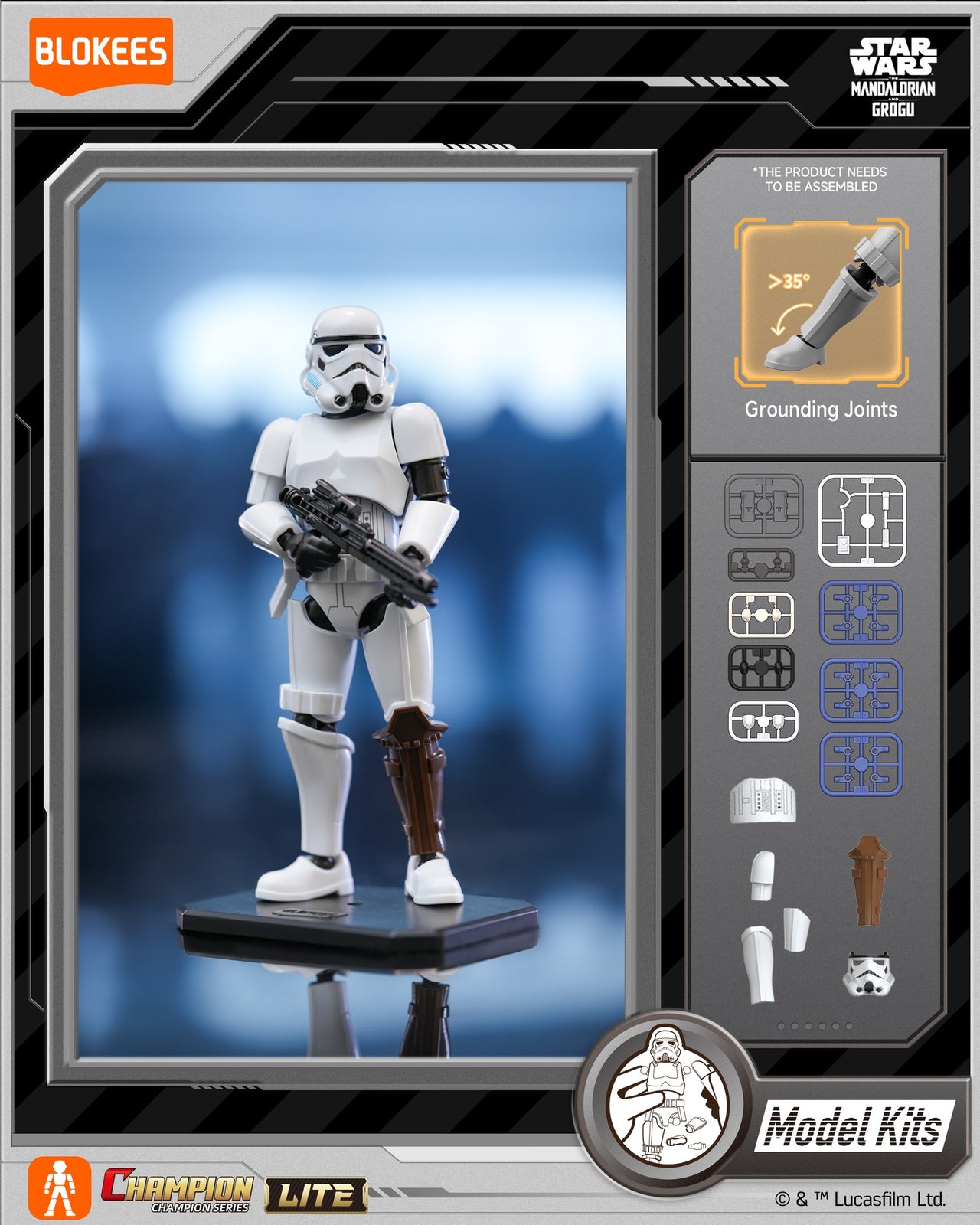 Blokees Star Wars The Mandalorian and Grogu CC LITE Series 01 (Full Set of 9)