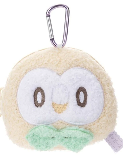 Load image into Gallery viewer, Takara Tomy Pokemon Soft Plush Toy - Pokepeace Plush Pouch Rowlet
