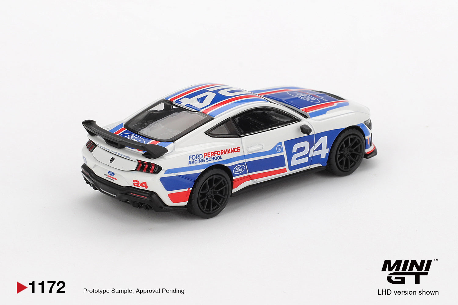 MINI GT #1172 Ford Mustang Dark Horse #24 Ford Performance Racing