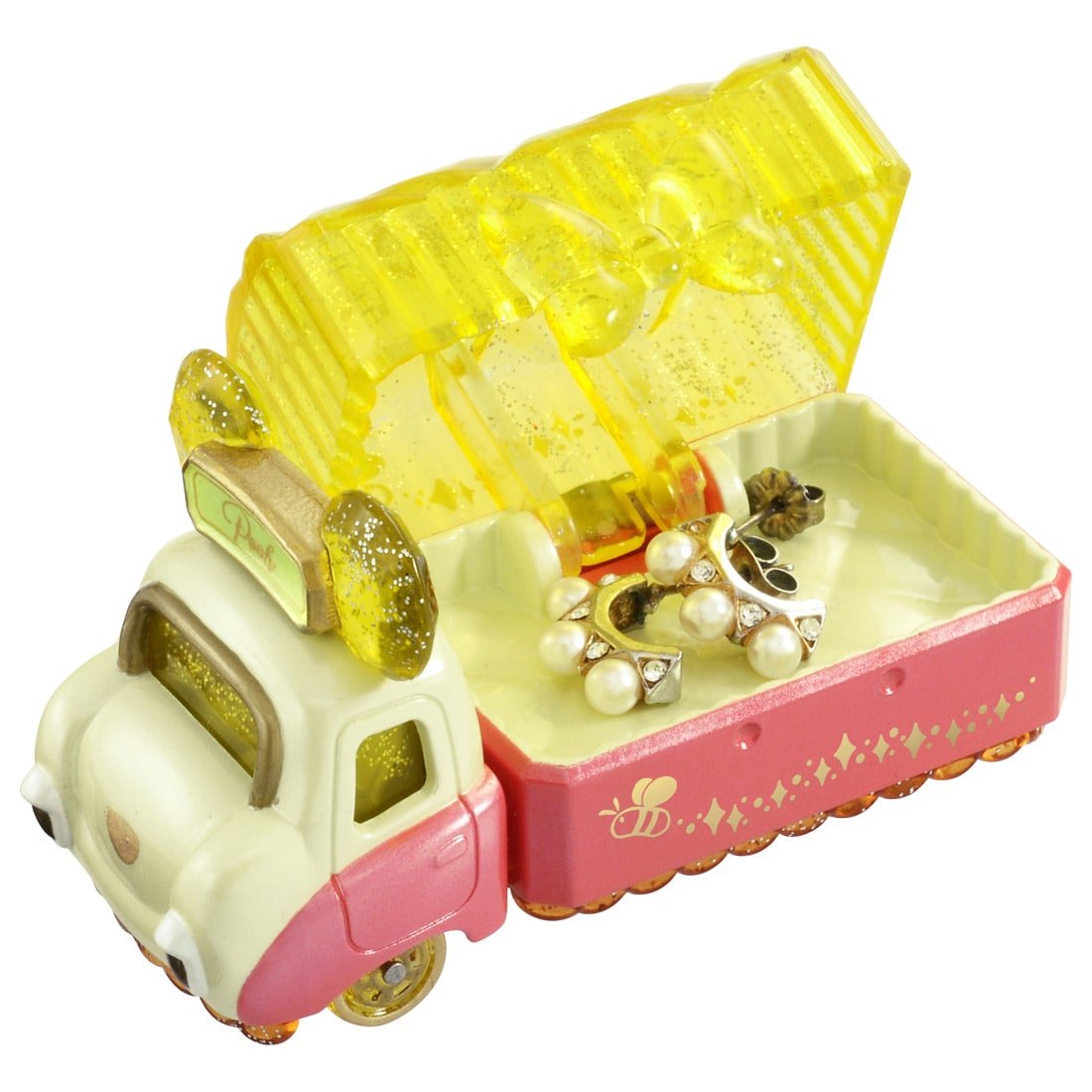 Takara Tomy Disney Motors Jewelry Box Storage Winnie The Pooh Diecast Car Toy