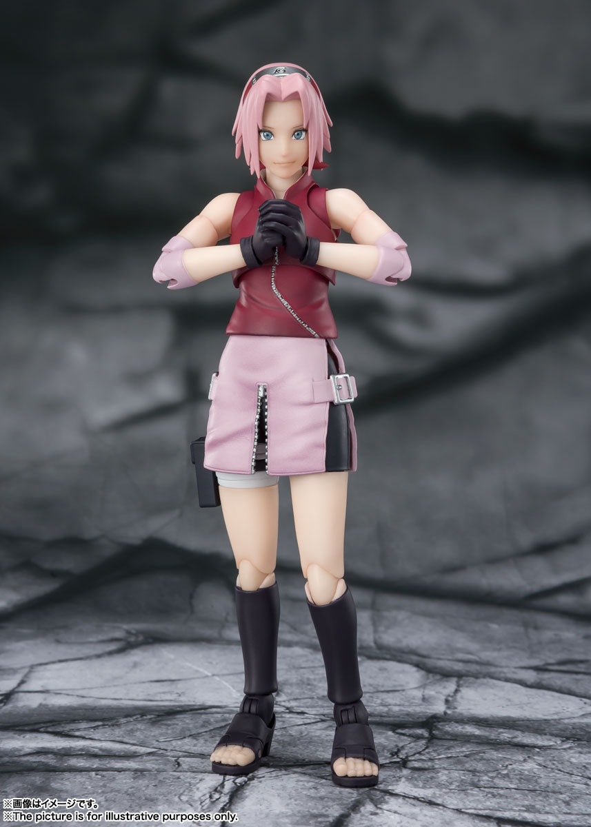 Bandai S.H.Figuarts Naruto Shippuden - Sakura Haruno Pvc Figure Set