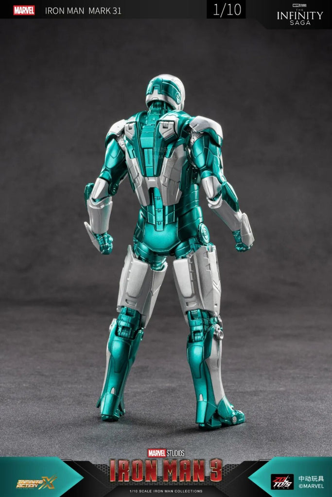 ZD Toys Marvel Iron Man 3 1/10 Iron Man MK31 Action Figure
