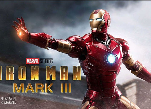 Load image into Gallery viewer, ZD Toys Marvel Avengers 1/10 Iron Man MK3 Action Figure with Lighting Function
