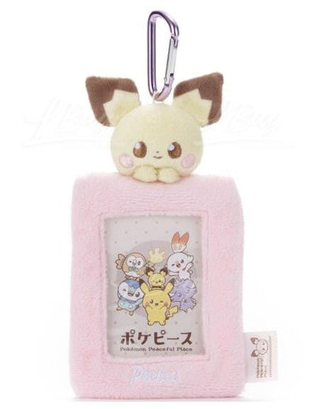 Takara Tomy Arts PS Pokemon Plush - Pokepeace Plush Card Case Pichu